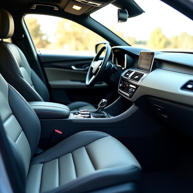 Spotless car interior